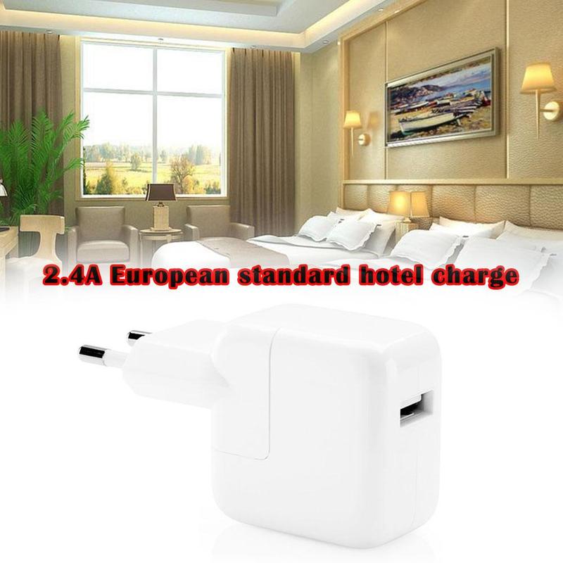 Europese standaard 12w oplader voor apple iphone, ipad 2.4a p2 b 4