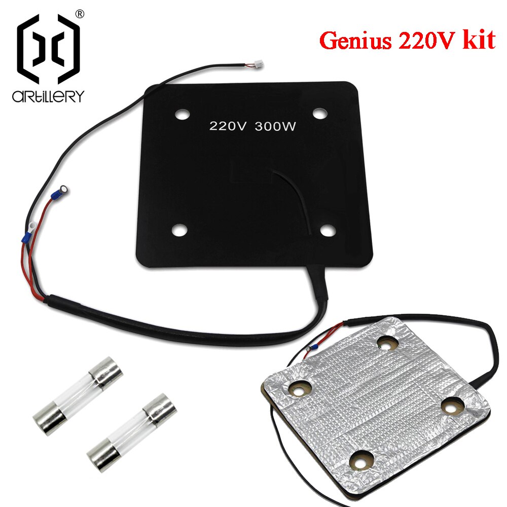 Artillerie Klapperschlange 3D Printe Sidewinder X1 Und Geniusr Gewidmet Heiße Bett Heizung Baumwolle Sicherung Bausatz: Genius  220V Bausatz