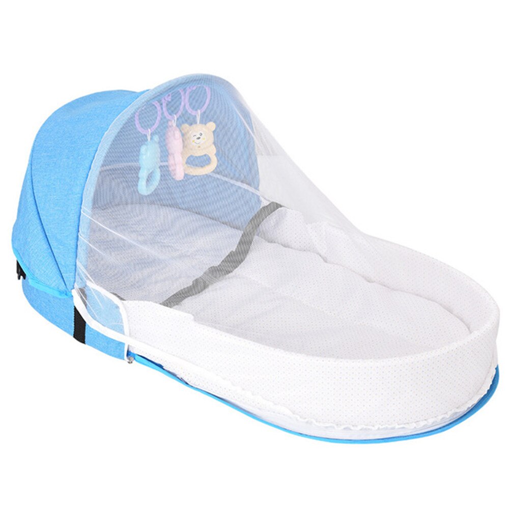 Baby Reizen Bed Zon Bescherming Klamboe Baby Bedjes Opvouwbare Ademend Baby Nest Mummie Luiertassen Slapen Mand