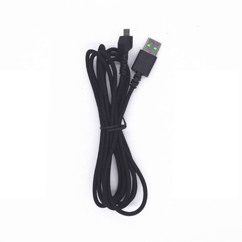 Durable Nylon Braided USB Mouse Cable Line for Razer Mamba Wireless Mouse Charger Data Cable USB Cable Short Mouse Fast Charging