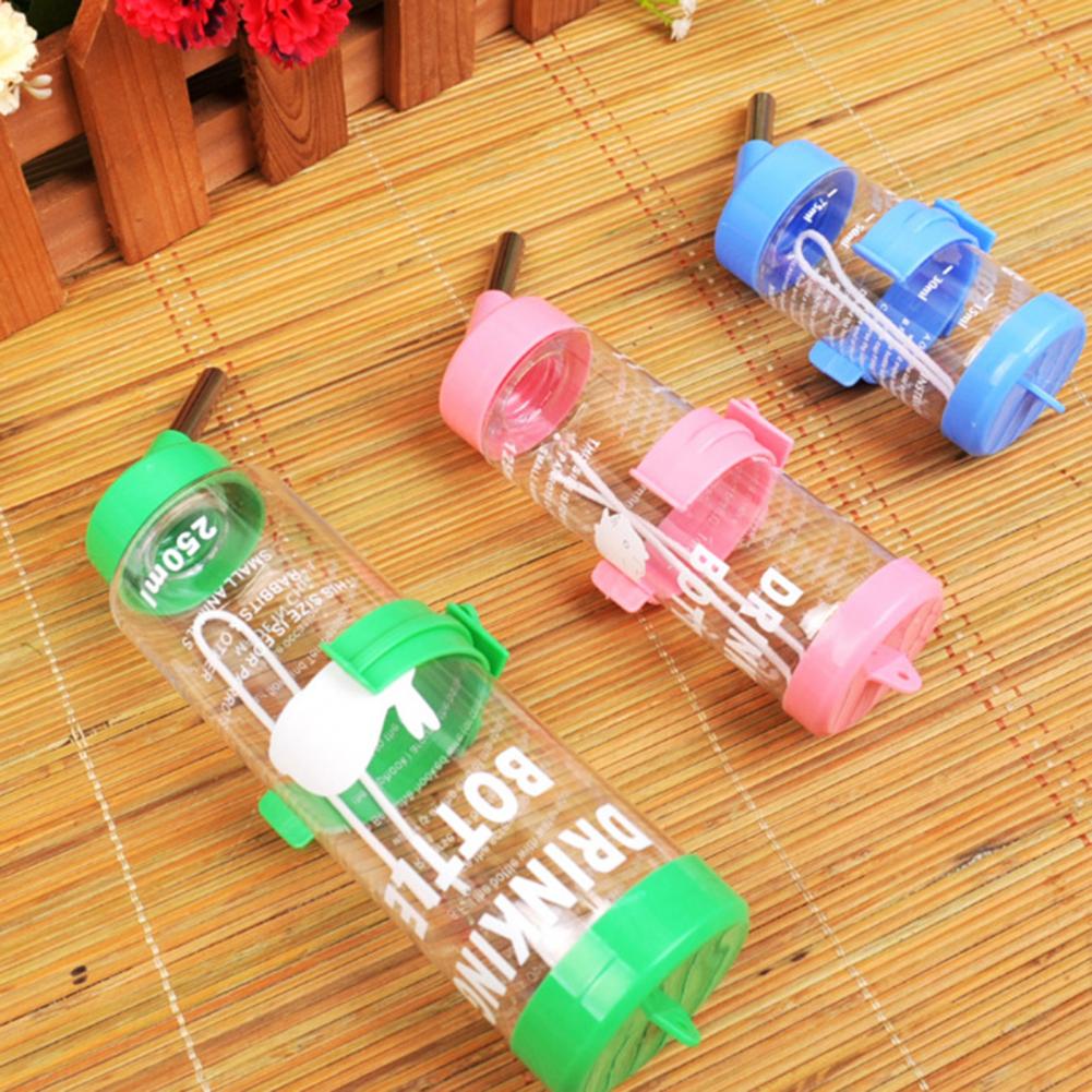 Abreuvoir Hamster en plastique 80ML/125ML, petit Animal, distributeur automatique, fontaine à boire suspendue, fournitures pour animaux de compagnie