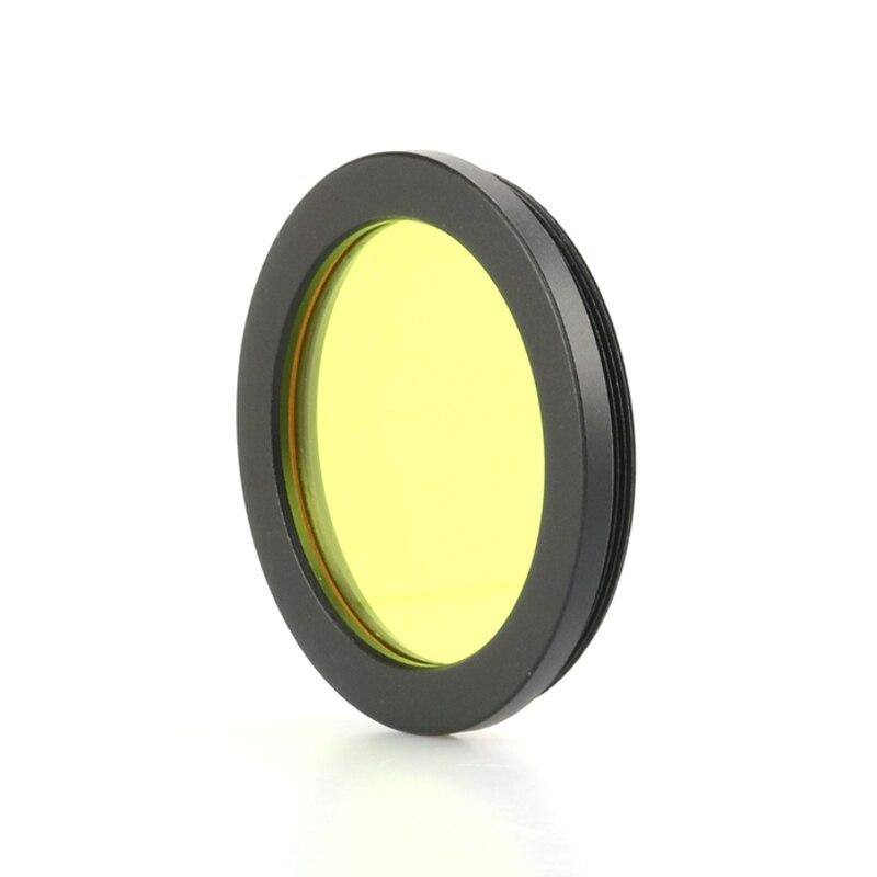 Filtro de telescopio RGB de 2 pulgadas, filtros Astro para telescopios astronómicos, lente-Color amarillo
