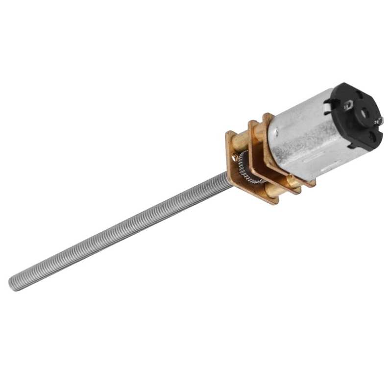 Linear Gearbox Centric Gearbox DC 6V Linear Gear Motor Lead Screw Gearbox M3x55mm 90RPM for Home Appliances Robot Gear Motor