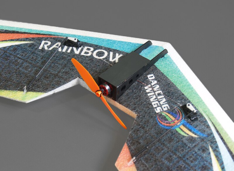 Sales Promotion Epp Vliegtuig Model Regenboog Fly Wing 800Mm Spanwijdte Zagi Rc Vliegtuig Epp Vliegtuig Spanswing Delta vleugel