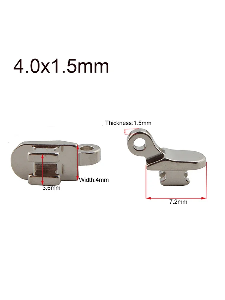 50 Stuks 4.0X1.5Mm Bril Scharnier Reparatie Vervangende Gebroken Bril Accessoire: Bruin