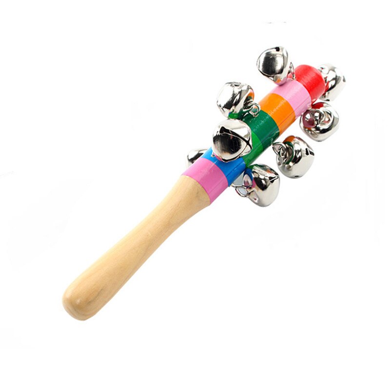 Baby Spielzeug 0 12 Monate Aus Holz Rassel Spielzeug Baby Shaker Hand Glocke Baby Rassel Sand Hammer Musical Spielzeug Montessori Pädagogisches spielzeug: WT331 1PC