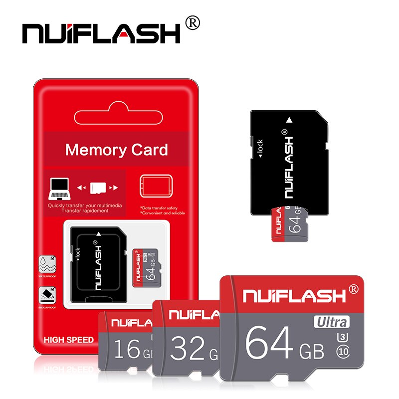 Nouvelle carte Micro SD 4GB 8GB 16GB 32 GB 64GB 128GB classe 10 UHS-1 lecteur Flash carte mémoire TF carte 32 GB pour appareil photo Smartphone
