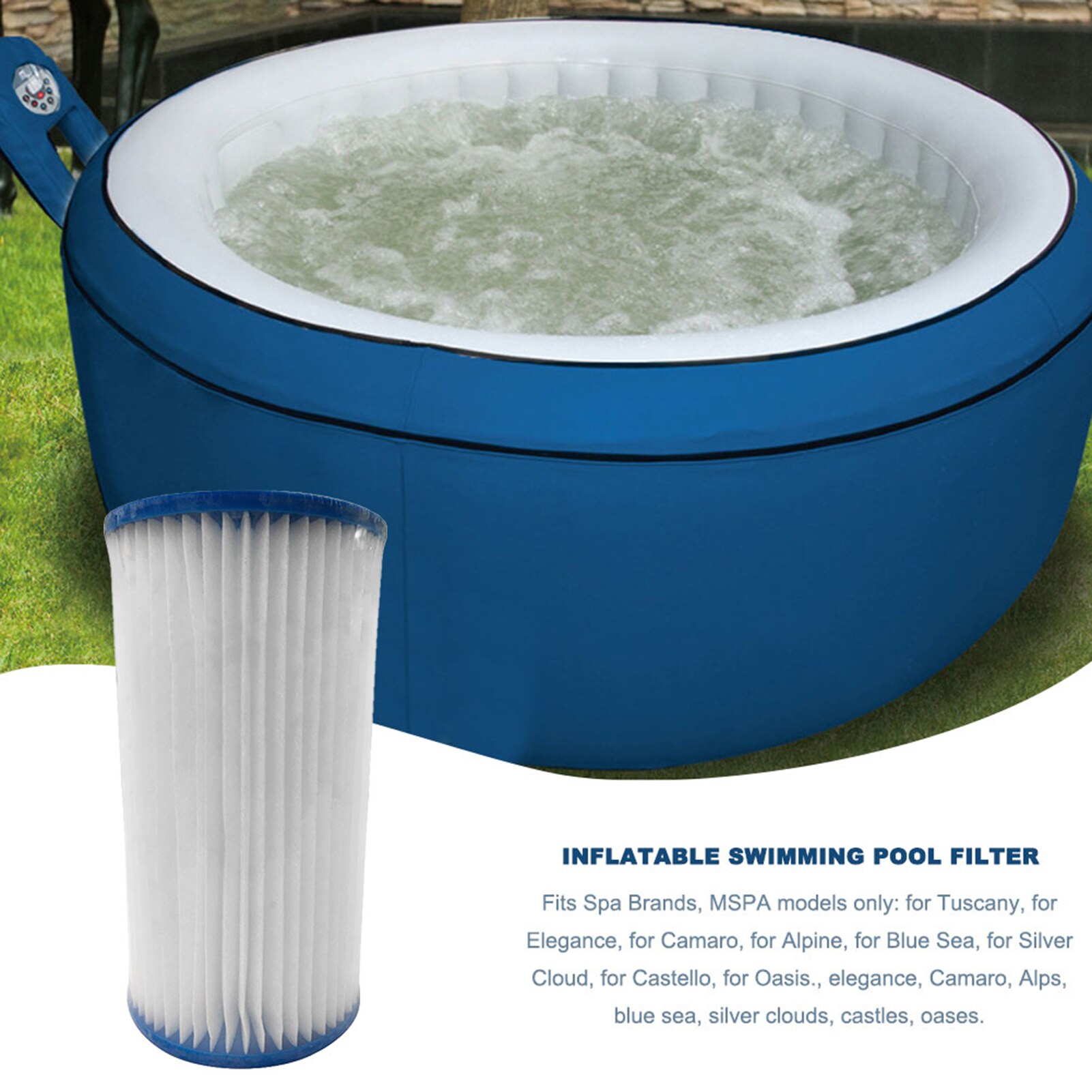 Cartucho de filtro de repuesto tipo A o tipo C, para piscina de verano, cuidado diario, oferta