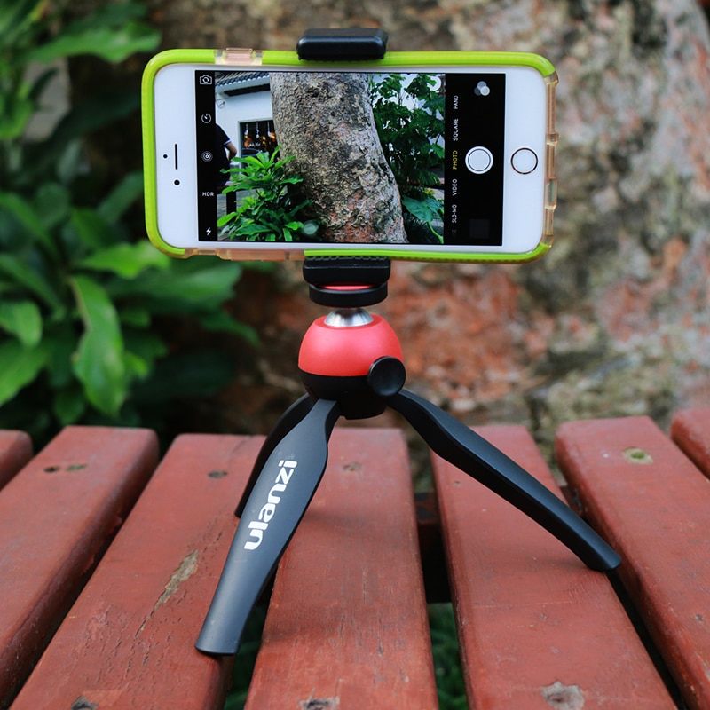 Ulanzi Smartphone Tripod Mount Adapter Telefoon Statief Klem Houder voor iPhone X 7 plus Samsung Meizu Xiaomi Huawei mobiele telefoon