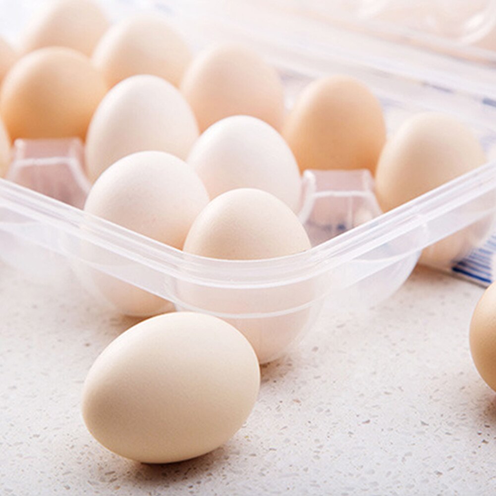 Caja de almacenamiento de huevos de plástico para refrigerador, organizador de contenedores para mantenimiento fresco