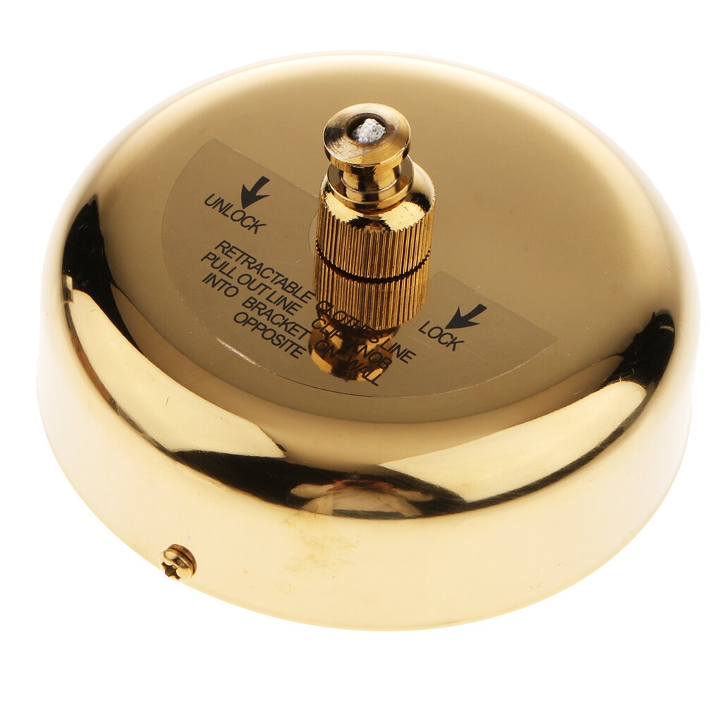 Infällbar metall klädstreck tyg snöre rep badrum torkställning