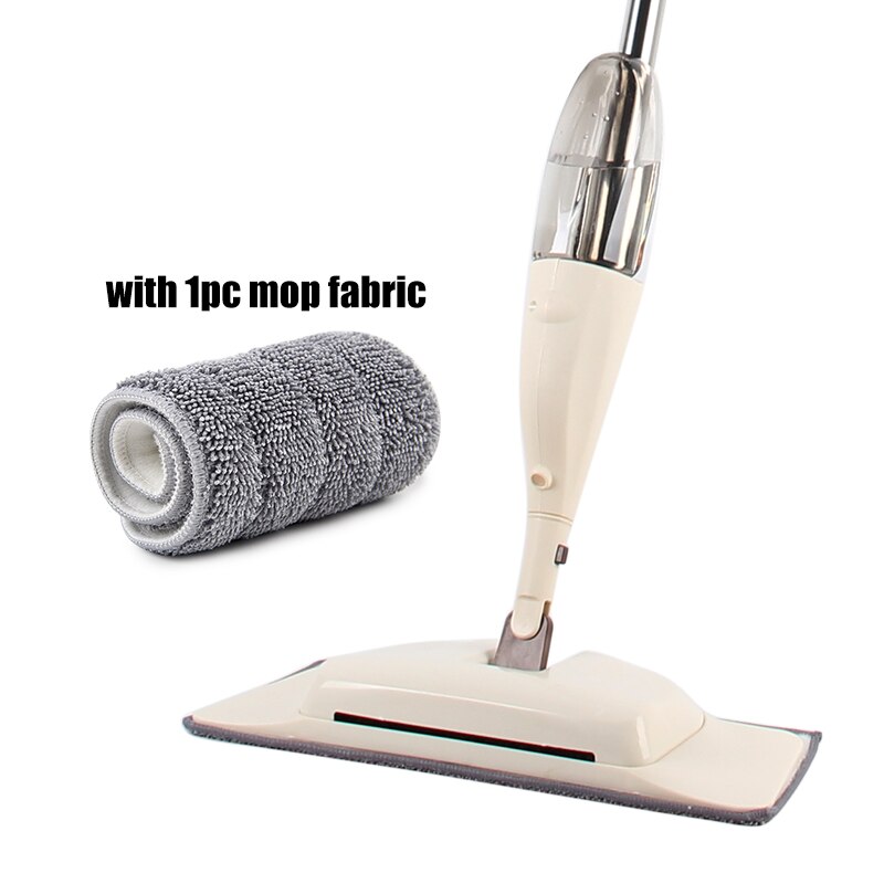 3-in-1 Spray Mop Detachable Magic Mop Wooden Floor Flat Mops Home Cleaning Tool Household with Reusable Microfiber Pads Lazy Mop: 1pcs mop rag