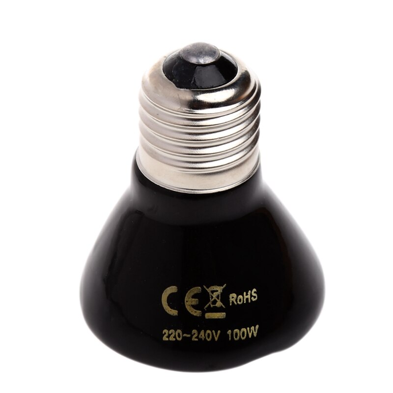 220v små mini keramiske emittervarmerlampe pærer langt ir varmekammer: 100 w