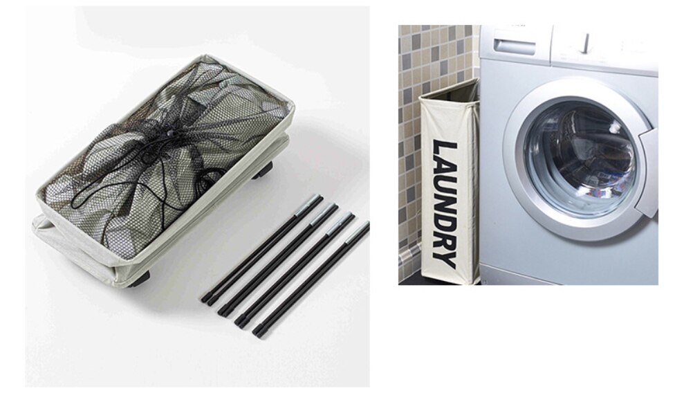 Cesto para la ropa sucia con ruedas, cesta plegable, forro de malla, resistente al agua, organizador duradero