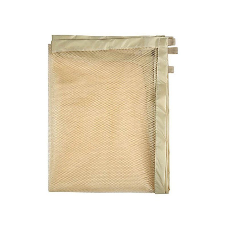 Foldable Breathable Pet Dog Barrier Fences Portable Mesh Dog Pet Separation Guard Isolated Fence Pet Safety Fence l: Dark Khaki / L