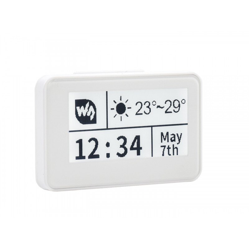 2.13" NFC E-Paper e-ink Display with case, No Battery Supports Wireless Powering & Data Transfer