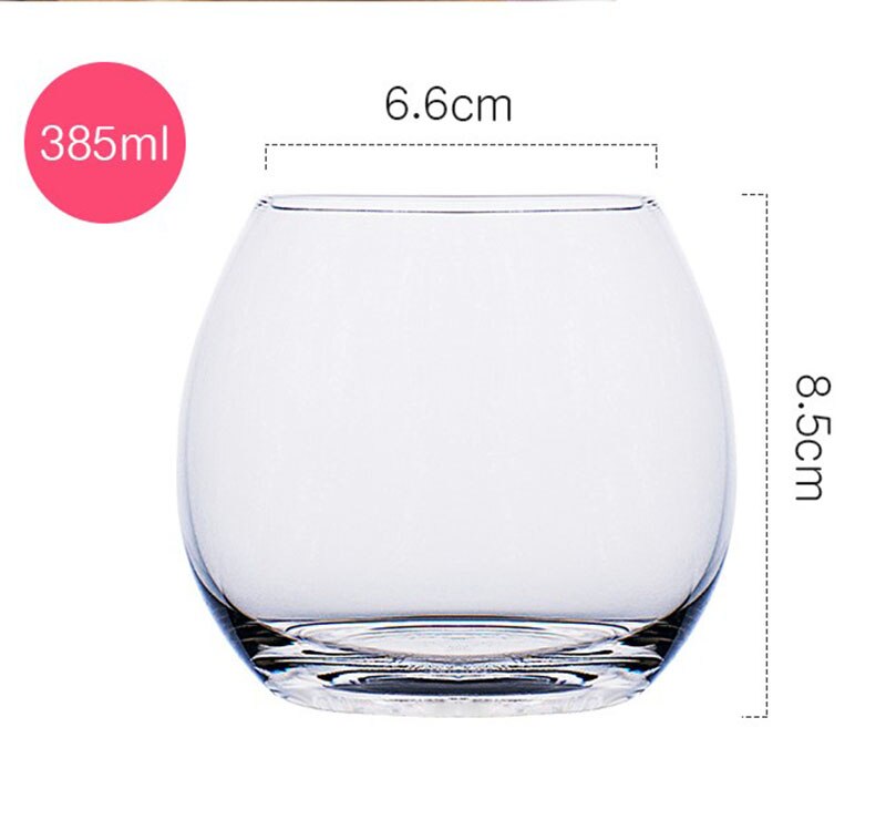 4 stk 385ml gammeldags glas whiskyglas juiceglas, cocktailglas sæt  of 4