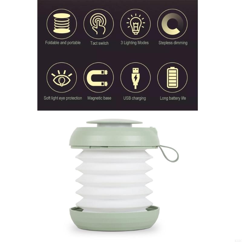 K32C Verstellbares Leselicht USB LadretRactable LED -Schreibtischlampe für Kinderstudenten