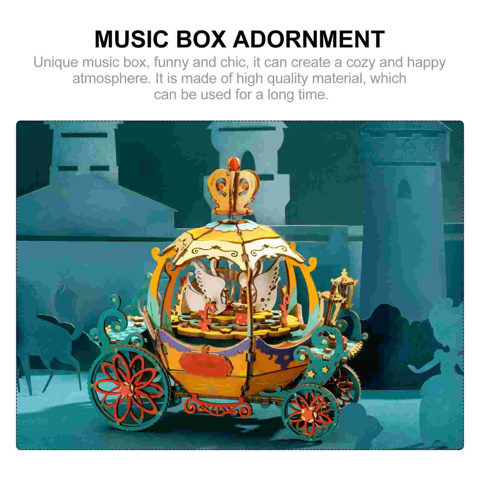 1Pc DIY Assemble Box Practical Desktop Ornament for Mall