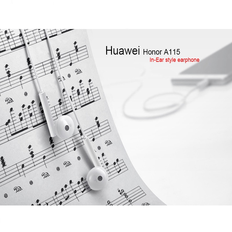 Huawei Honor AM115 Headset with 3.5mm in Ear Earbuds Earphone Speaker Wired Controller for Huawei P10 P9 P8 Mate9 Honor 8