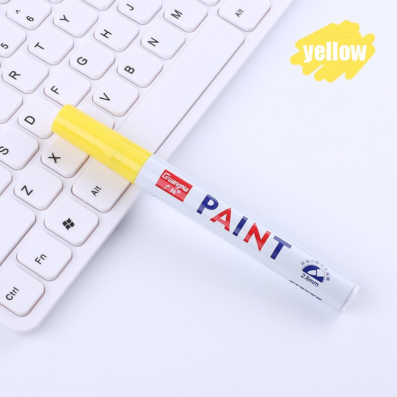 fliesen Marker reparatur Zauberstab Kuli weiß zement Marker geruchlos ungiftig geeignet autolack Marker stifte für fliesen fußboden fliesen: Gelb