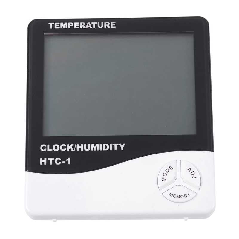 1x digital lcd medidor de temperatura e umidade relógio alarme & 2 pçs cozinha alho gengibre malha armazenamento saco pendurado baghollow respiração