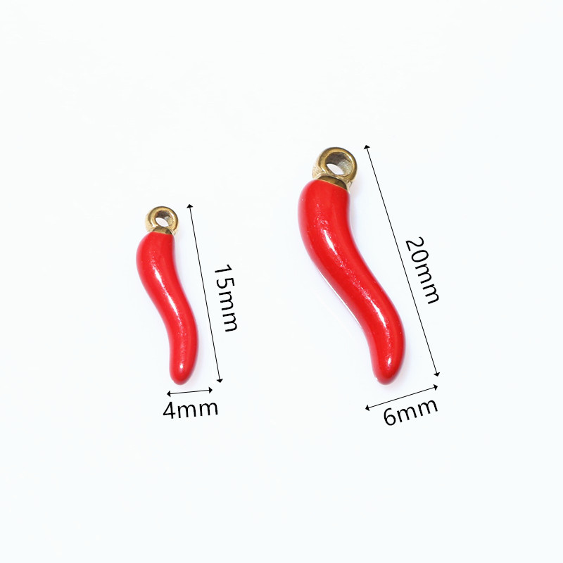 10 Stück Emaille Chili Pfeffer Reize Anhänger Multi Farben Für DIY Schmuck Herstellung Ohrringe Halskette Anhänger Zubehör Ergebnisse