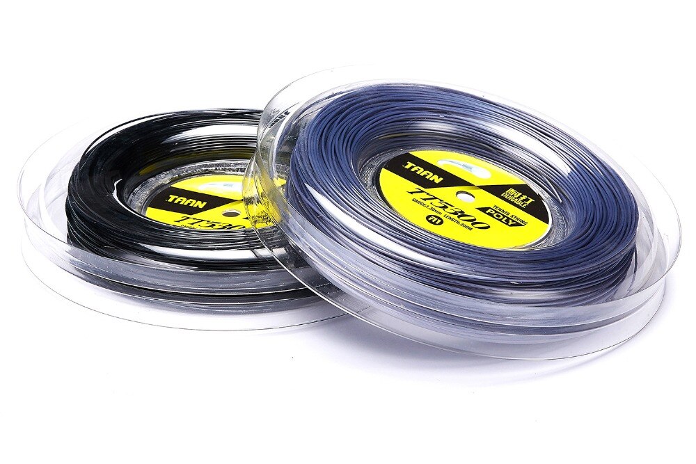 1 PC TAAN TS5300 1,30mm Tennis Schläger Schnur Sport 200m Grau/Schwarz Tennis Ausbildung Schnur dauerhaft Kontrolle Schnur Tennis Schnur
