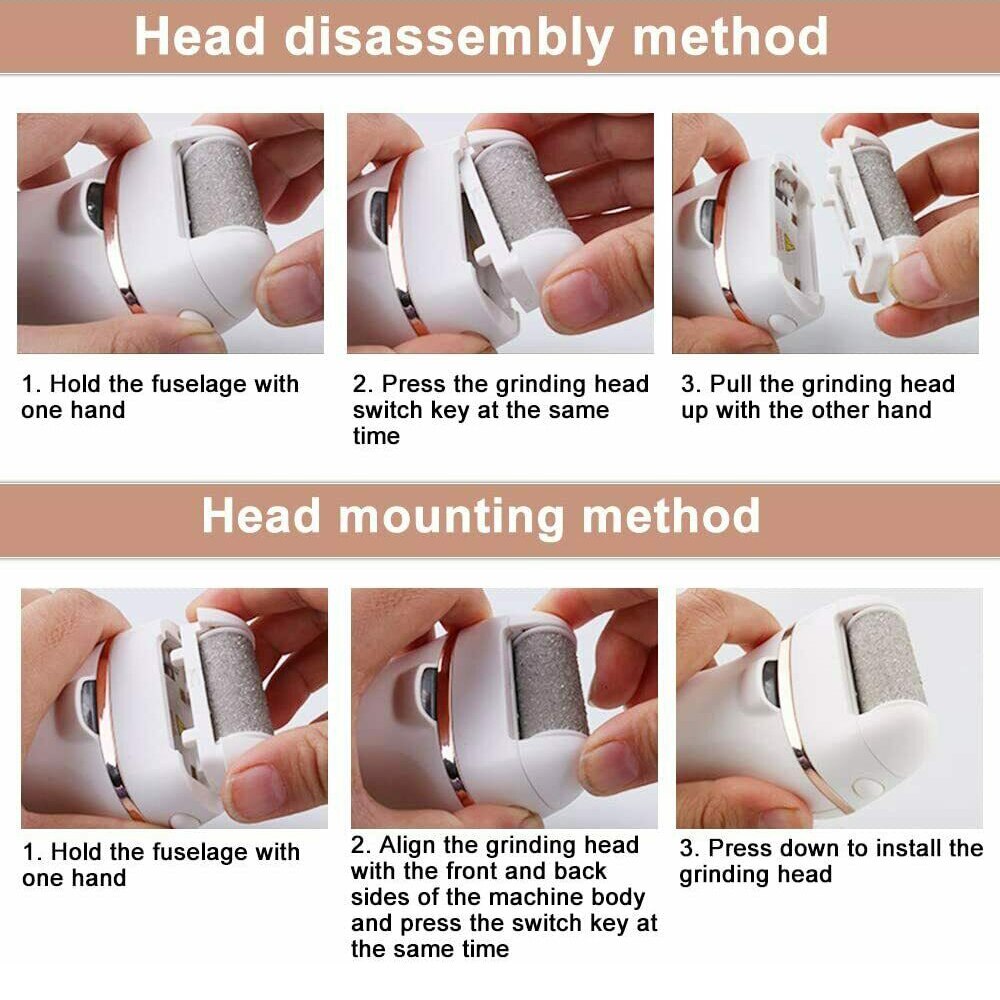 Electric Foot Files Foot Care Tool Pedicure Tools Callus Remover Rechargeable Sawing File For Feet Dead Skin Callus Peel Remover