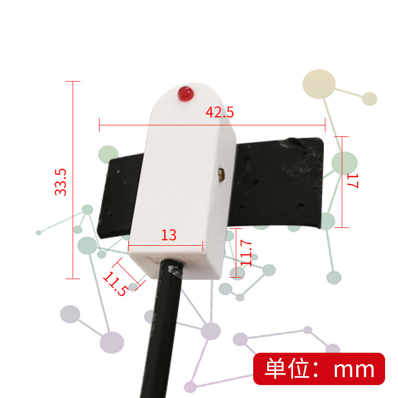 Non-contact liquid level gauge sensor externally attached pipeline water level sensor liquid level detection switch 5-25V