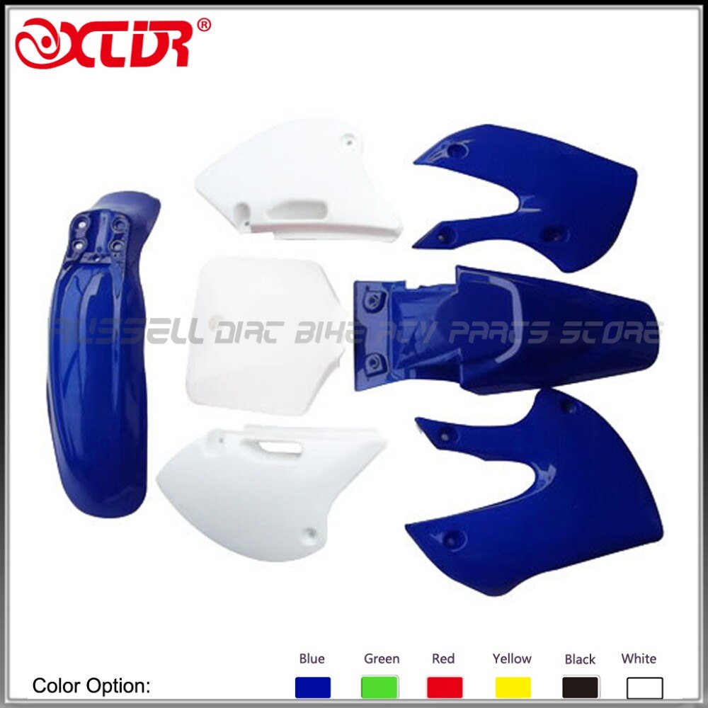 Bbr plast fender kits cover fuld set til bbr style dirt bike / pit bike