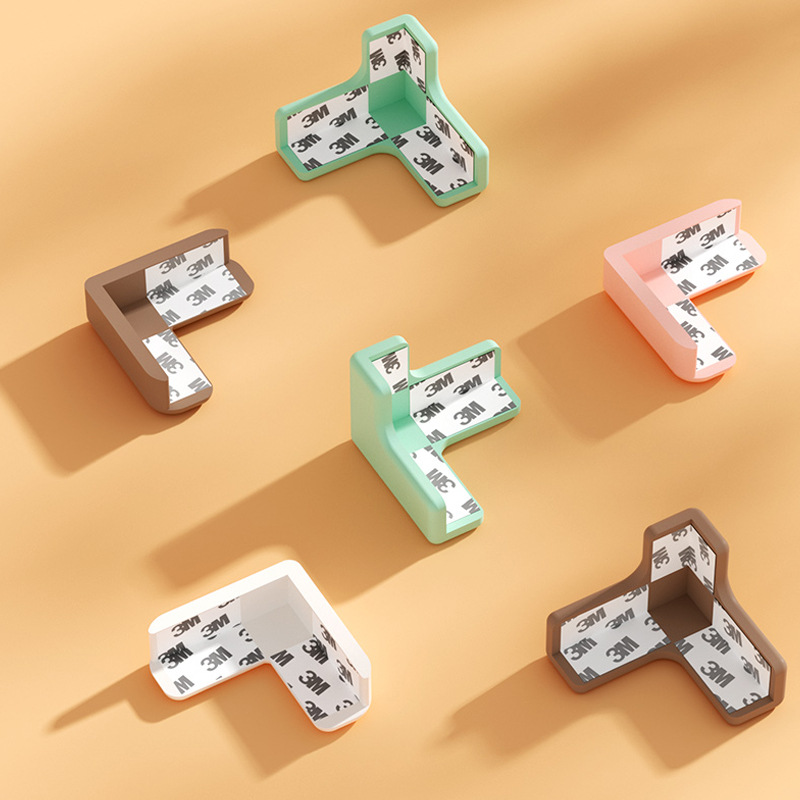 1Pc L T Shaped Babies Coffee Table Corner Protection Cover Children Desk Cupboard Corner Anti-collision Silicone Guards Pad