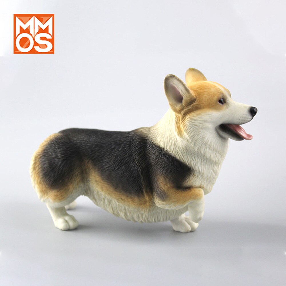 Xmmos Lopen Welsh Corgi Pembroke Hond Pet Figuur Dier Speelgoed Collector Decoratie Desktop Decoratie Volwassen