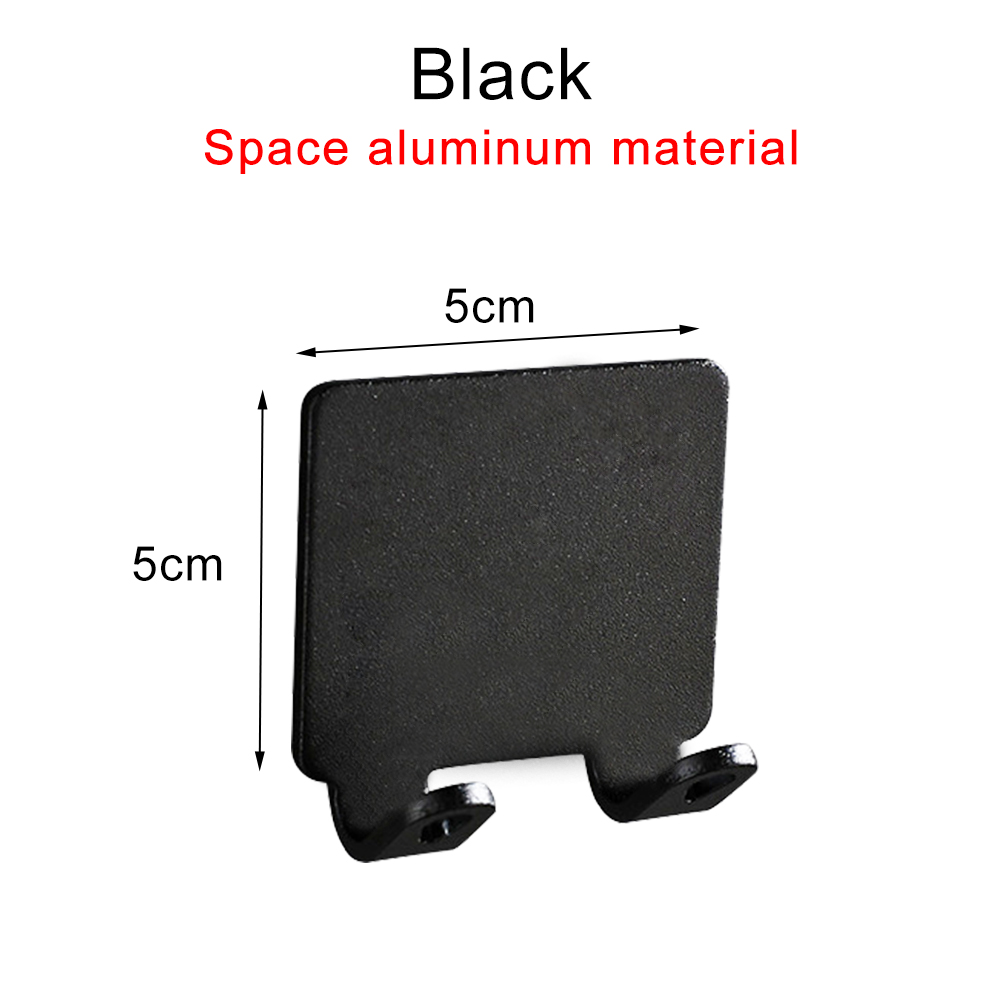 1/2/3Pcs Punch Gratis Scheren Scheermes Houder Mannen Scheren Scheerapparaat Opslag Haak Wandplank Badkamer Scheermes rek Muur Keuken Accessoires: Type A Black 1 PC