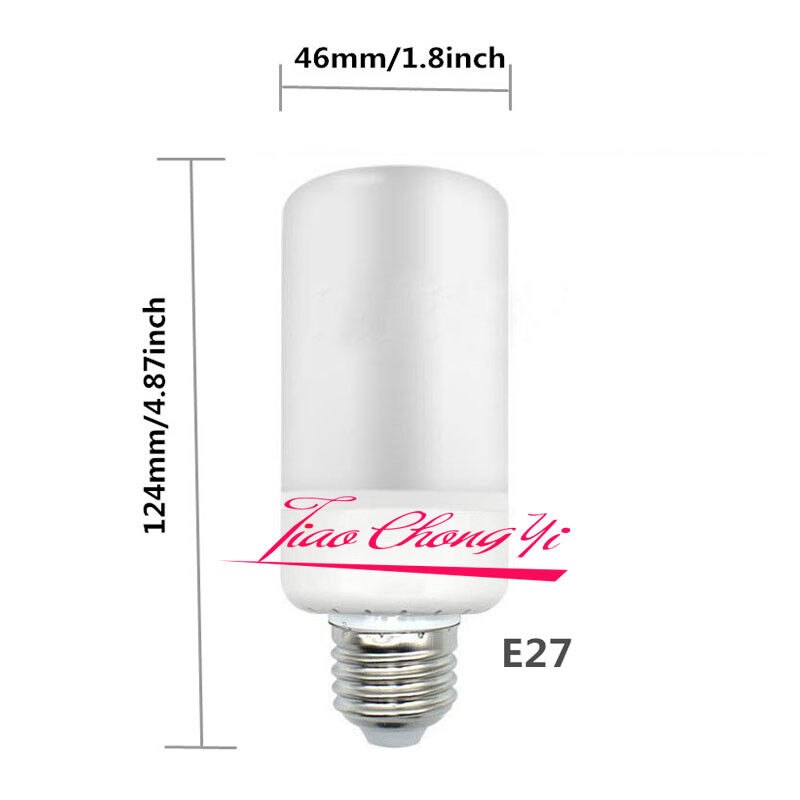 B22 E27 E14 Led Flame Lamps LED Flame Effect Light Bulb 6W Decorative Lamp