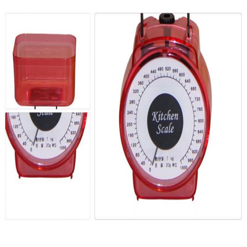 1KG Small Square Scale Spring Scale Cake Scale Measuring Scale Tray Scale Kitchen Scale Baking Scale DIY Cake Kitchen Supplies