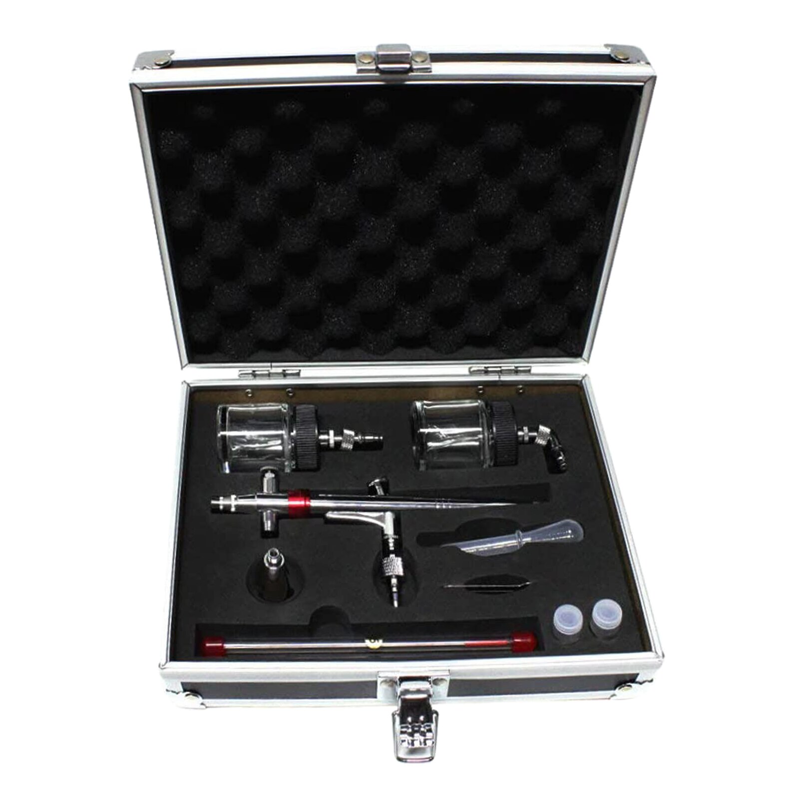 1einstellen Professionelle Airbrush einstellen mit 3 Düse Bausatz Schwere-Futter Airbrush Kunst