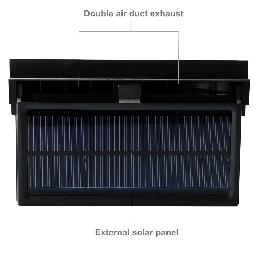 Zwei Motor- gesteuert Auto Auto Solar- Fan Fenster Kühlung Luft entlüften Fahrzeug Belüftung System Heizkörper Auto Zubehör