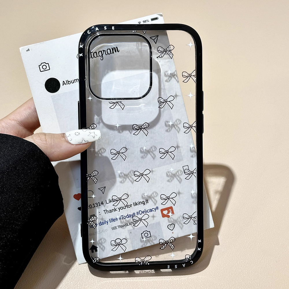 Coque de téléphone en diamant avec nœud noir, jolie coque arrière souple à paillettes claires pour IPhone 16 15 Pro 14 13 Pro Max 15pro