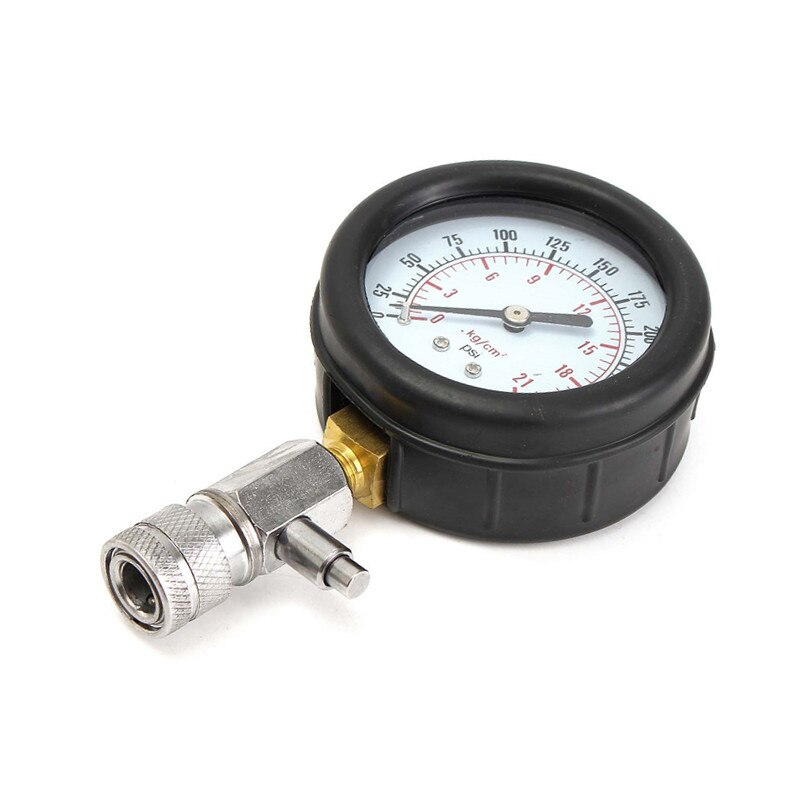 Petrol Engine Pressure Gauge Tester Kit Set Compression Leakage Diagnostic Compressometer Tool For Car Auto Truck With Case