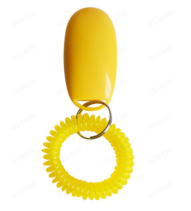 Accessoires Kat Hond Training Clicker Draagbare Hond Knop Clicker Geluid Trainer Pet Trein Tool Wrist Strap Sleutelhanger Accessoire: C