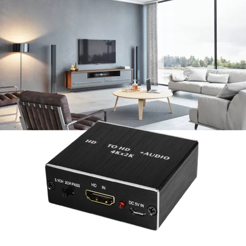 1080P Hdmi Naar Hdmi + Audio Hdmi Audio Splitter Hdmi Audio Extractor Stereo Audio 4K X 2K/3D Hdmi Audio Splitter Stereo