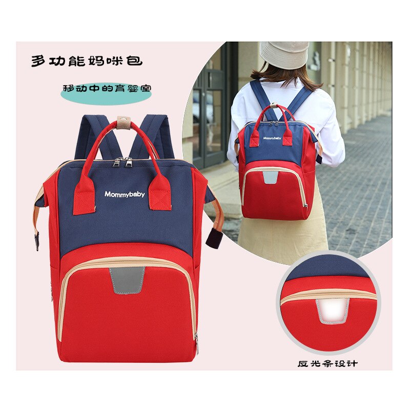Luiertas Stijl Mode Grote Capaciteit Multi-Functionele Schouder Mother 'S Tas Reizen Licht Mama Bag S