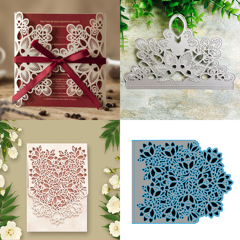 Metal håndværk juletræ papir skære dies til scrapbooking/diy bryllup jul ca
