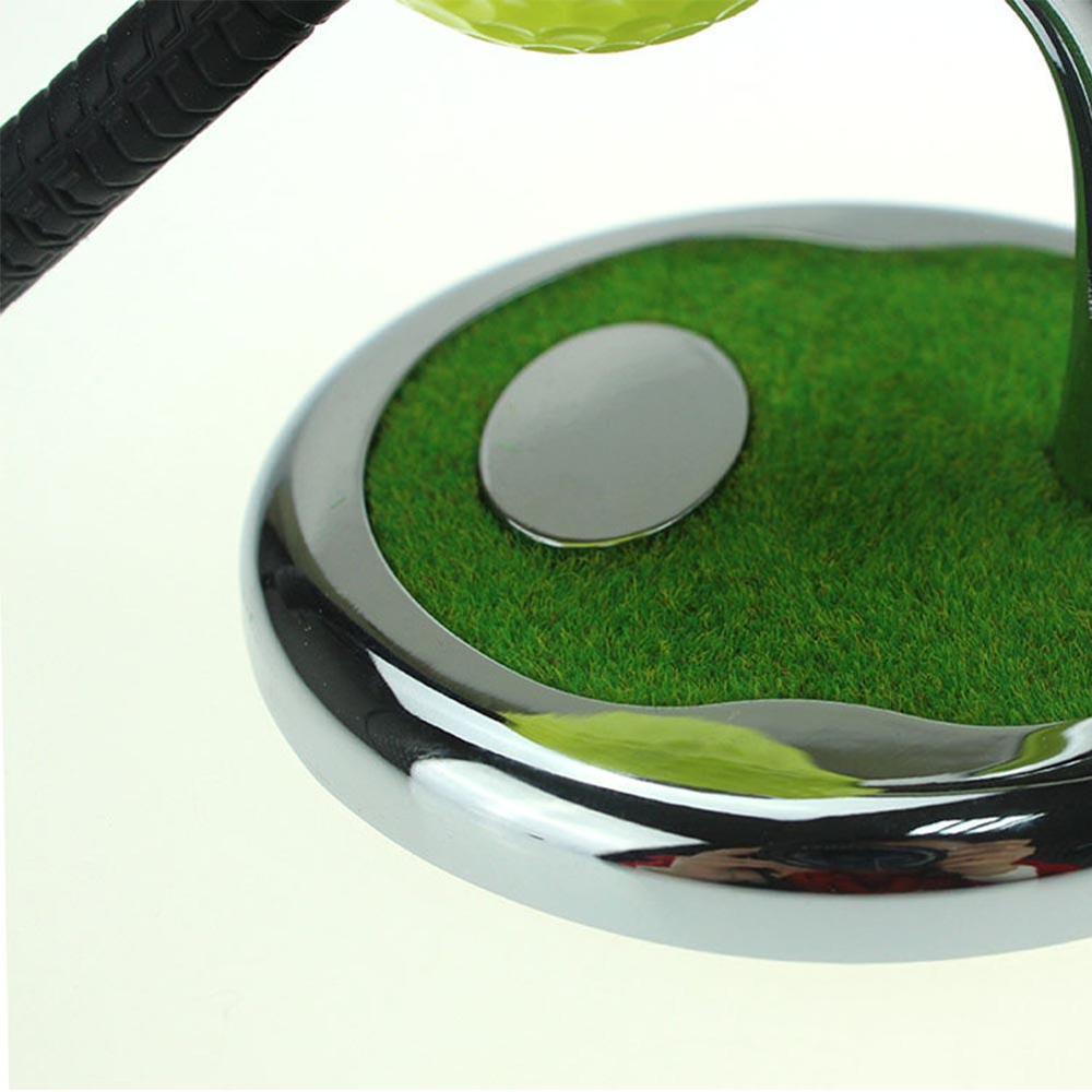 Mini bolígrafo con pelota de Golf de escritorio, soporte con bolígrafos de Golf, Juego de 2 piezas de Golf, recuerdo de gira, de novedad