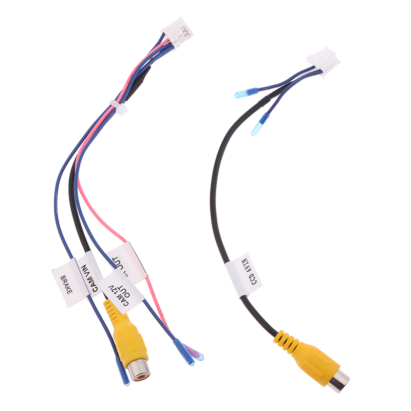 Conector de Cable de Monitor de Radio DVD para coche, adaptador de cámara de visión trasera de respaldo de 10 pines, RCA, 1 unidad