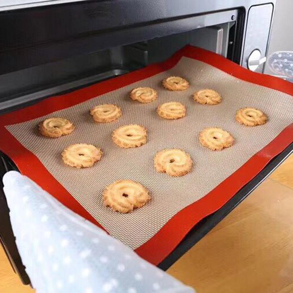 Durable Silicone Baking Mat food grade Non-Stick Cookies pastry Oven high temperature Healthy Bakeware cooking tools Plus size
