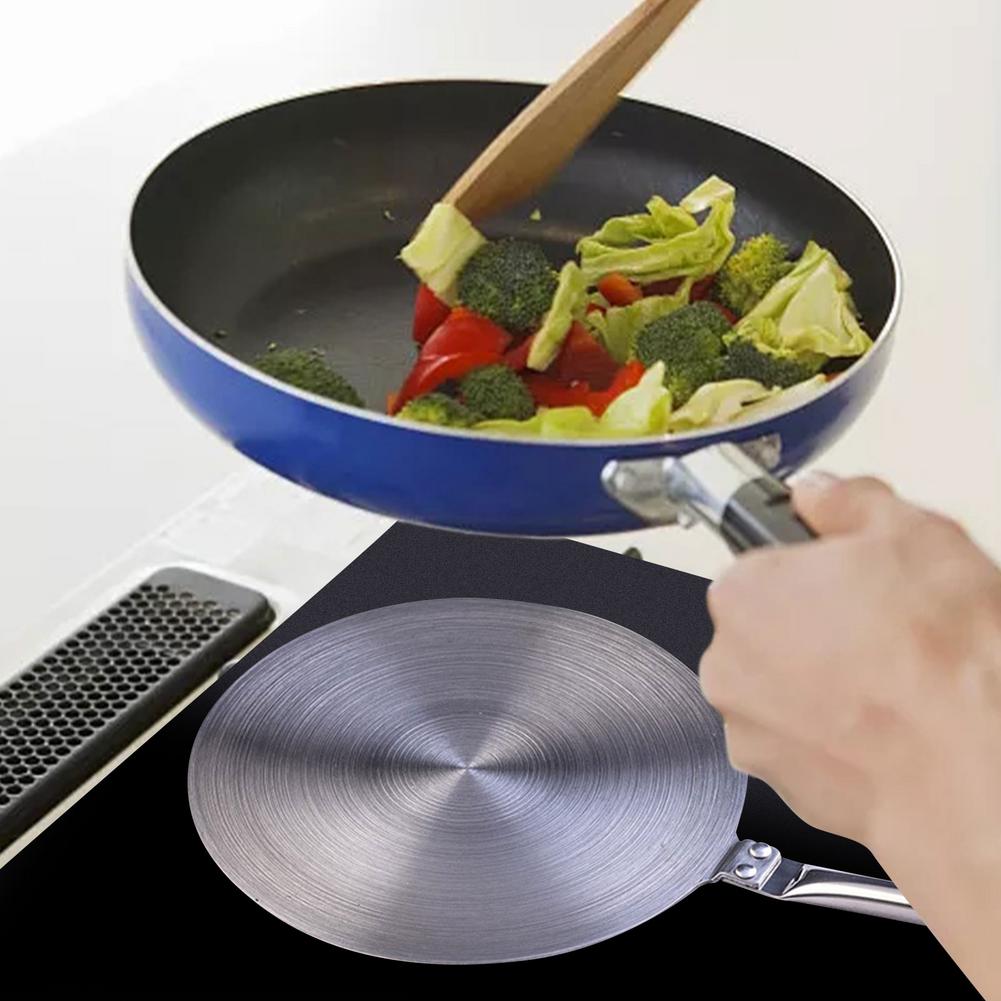 Kitchen Induction Cooker Heat Conduction Plate Stainless Steel Induction Cooker Converter Kitchen Stove Accessories
