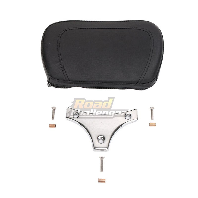 Chrome motocicleta sissy bar destacável passageiros encosto almofada modelos para harley touring flhr flhx flhx 1997-13 14 15 16 17