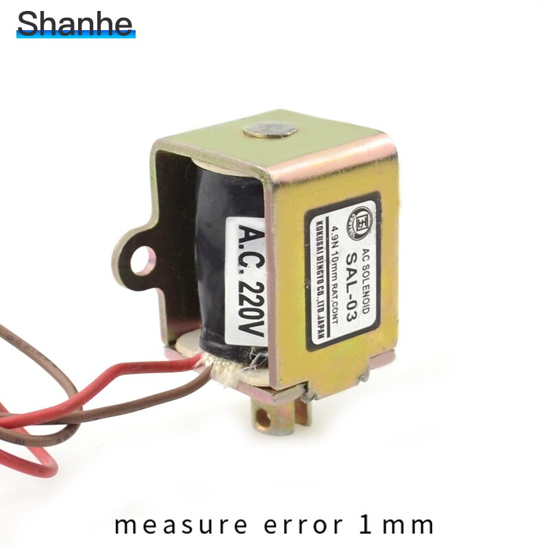 SAL-03 AC 220V 110v 4.9N 10mm Solenoid Electromagnet Coil